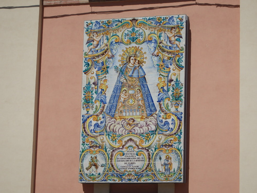 Ceramic Tile Virgen de Los Desamparados' Story.
